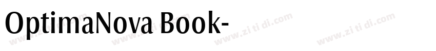 OptimaNova Book字体转换 OptimaNova Book字体转换